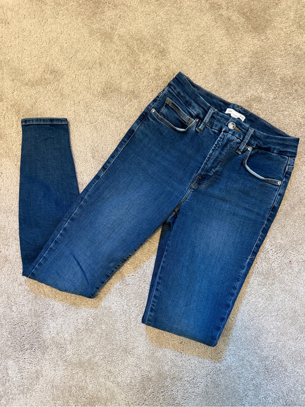 Good American Dark Indigo Skinny Jeans